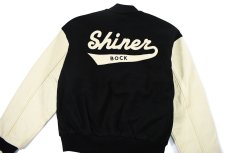 画像6: Used Taylor Sportswear Melton/Leather Varsity Jacket "Shiner Bock" made in USA (6)