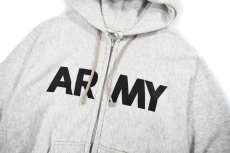 画像2: Used Us Army Zip Sweat Hoodie (2)