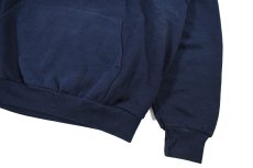 画像3: Used Hanes Raglan Sleeve Blank Sweat Hoodie Navy made in USA (3)