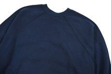 画像2: Used Tultex Raglan Sleeve Blank Sweat Shirt Navy made in USA (2)