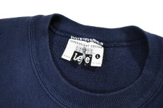 画像4: Used Lee Blank Sweat Shirt Navy made in USA (4)