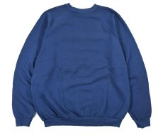 画像1: Deadstock Tultex Raglan Sleeve Blank Sweat Shirt Navy made in USA (1)