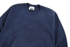 画像2: Used Lee Blank Sweat Shirt Navy made in USA (2)