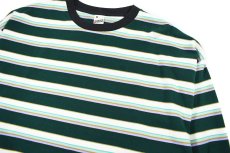 画像2: Screen Stars Multi Border L/S Tee Green スクリーンスターズ (2)