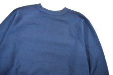 画像2: Deadstock Tultex Raglan Sleeve Blank Sweat Shirt Navy made in USA (2)