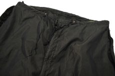 画像2: Used Us Army M-51 Arctic Over Pants Over Dye Black (2)