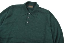 画像2: Used Brooks Brothers Wool Knit Polo Green (2)