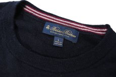 画像4: Used Brooks Brothers Wool Knit Sweater Navy (4)