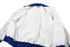 画像5: Used Dodger Sweat Varsity Jacket Ash/Blue (5)