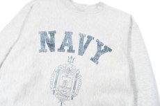 画像2: Used USNA Crew Neck Sweat Shirt made in USA (2)