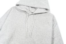 画像2: Deadstock Hanes Blank Sweat Hoodie Ash made in USA (2)