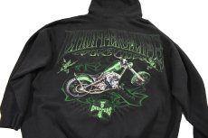 画像5: Used West Coast Choppers Zip Sweat Hoodie Black (5)