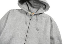 画像2: Used Carhartt Zip Sweat Hoodie Grey (2)