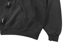 画像3: Used Tultex Zip Sweat Hoodie Black (3)