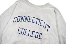 画像2: 90s Used Champion Reverse Weave Sweat Shirt "Connecticut College" made in USA (2)