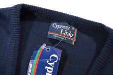 画像3: Deadstock Cypress Links Cotton Knit Vest made in USA (3)