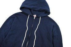 画像2: Used Hanes Zip Sweat Hoodie Navy made in USA (2)