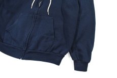 画像3: Used Hanes Zip Sweat Hoodie Navy made in USA (3)