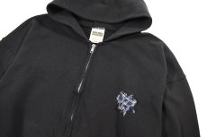 画像2: Used Tultex Zip Sweat Hoodie Black (2)