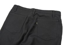 画像4: 93' Used Levi's 517 Polyester Pants Black made in USA スタプレ (4)