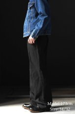 画像7: 93' Used Levi's 517 Polyester Pants Black made in USA スタプレ (7)