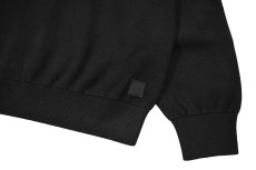 画像3: Calvin Klein Tech Knit Quarter Zip Sweater Black カルバンクライン (3)