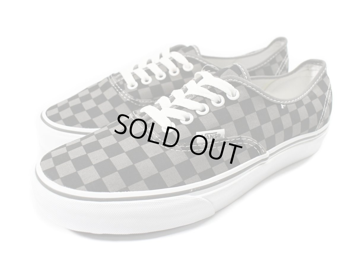 画像1: Deadstock VANS Authentic Checkerboard Black/Pewter バンズ　 (1)