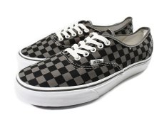 画像1: Deadstock VANS Authentic Checkerboard Black/Pewter バンズ　 (1)