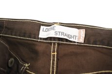 画像6: Deadstock Levi's 569 Denim Pants Reactive Dye Light Brown リーバイス (6)