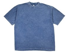 画像1: Los Angeles Apparel Mineral Wash 6.5oz S/S Tee Indigo ロサンゼルス アパレル (1)