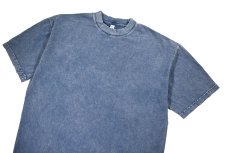 画像2: Los Angeles Apparel Mineral Wash 6.5oz S/S Tee Indigo ロサンゼルス アパレル (2)