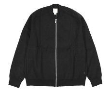 画像1: Calvin Klein Tech Knit Full Zip Blouson Black カルバンクライン (1)