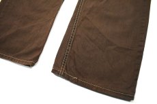 画像3: Deadstock Levi's 569 Denim Pants Reactive Dye Light Brown リーバイス (3)