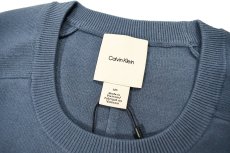 画像4: Calvin Klein Tech Knit Crew Neck Sweater Blue カルバンクライン (4)