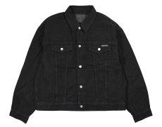 画像1: Calvin Klein 90s Classic Trucker Jacket Black カルバンクライン (1)