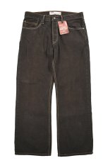 画像1: Deadstock Levi's 567 Loose Boot Cut Denim Pants Reactive Dye Brown リーバイス (1)