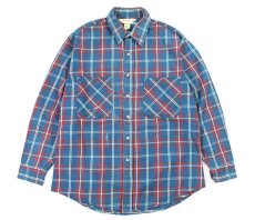 画像1: Used St John's Bay Heavy Flannel Shirt made in USA (1)