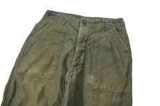 画像2: Used Us Army Damaged OG-107 Utility Trouser (2)