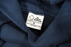 画像4: Used The Cotton Exchange Blank Sweat Hoodie Navy made in USA (4)