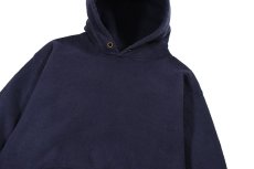 画像2: Used Camber Blank Sweat Hoodie Navy made in USA (2)