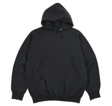 画像1: Used Logo7 Blank Sweat Hoodie Black made in USA (1)