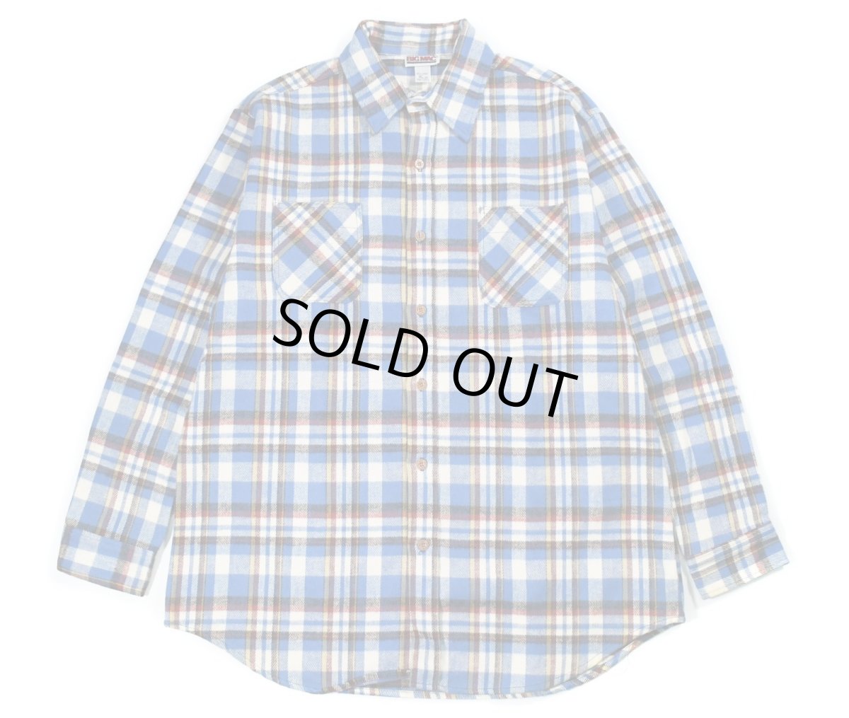 画像1: Deadstock Big Mac Heavy Flannel Shirt made in USA (1)