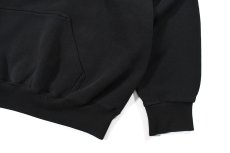 画像3: Used Logo7 Blank Sweat Hoodie Black made in USA (3)