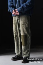 画像9: Used Us Army Damaged OG-107 Utility Trouser (9)