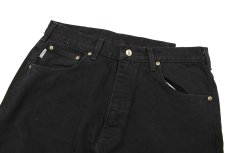 画像2: Deadstock Carhartt Relaxed Fit Denim Pants Black made in USA カーハート (2)