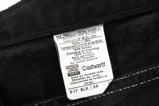 画像6: Deadstock Carhartt Relaxed Fit Denim Pants Black made in USA カーハート (6)