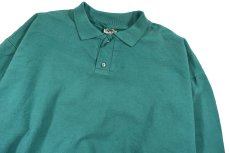 画像2: Deadstock Original Design Company Sweat Polo Jade made in USA (2)