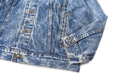 画像3: 87' Used Levi's 70507-0219 Chemical Wash Denim Jacket made in USA (3)