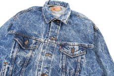 画像2: 87' Used Levi's 70507-0219 Chemical Wash Denim Jacket made in USA (2)