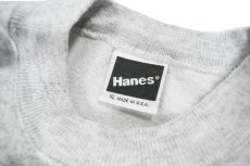 画像4: Used Hanes Raglan Sleeve Blank Sweat Shirt Ash made in USA (4)